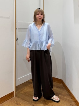 ミカミさん（レディース・153cm）の夏コーディネート