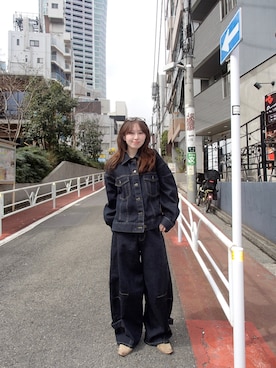 「RAY CASSIN（レイカズン）のアイテム（ジャケット/アウター）」を使った、urinchiisさん（レディース・156cm）の春コーディネート