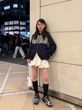 「RAY CASSIN（レイカズン）のアイテム（ジャケット/アウター）」を使った、urinchiisさん（レディース・156cm）の春コーディネート