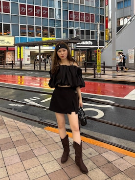 「ヘアバンド」｜urinchiisさん（レディース・156cm）の夏コーディネート