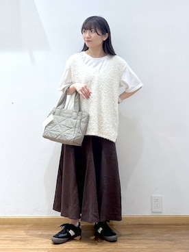 「GLOBAL WORK（グローバルワーク）のアイテム」を使った、Hikaruさん（レディース・154cm）の夏コーディネート