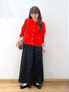 「GLOBAL WORK（グローバルワーク）のアイテム（バレエシューズ）」を使った、Hikaruさん（レディース・154cm）の秋コーディネート