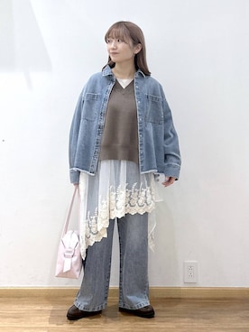 Hikaruさん(レディース・154cm)の冬コーディネート