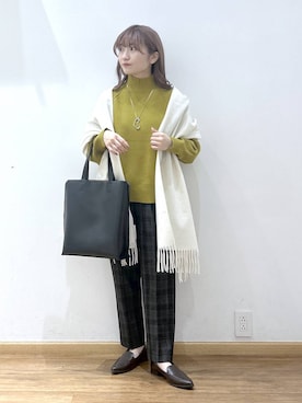 「GLOBAL WORK（グローバルワーク）のアイテム（パンプス）」を使った、Hikaruさん（レディース・154cm）の秋コーディネート