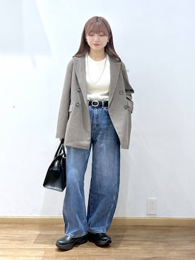 Hikaruさん(レディース・154cm)の冬コーディネート