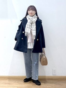 「GLOBAL WORK（グローバルワーク）のアイテム（トップス）」を使った、Hikaruさん（レディース・154cm）の冬コーディネート