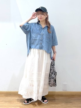 Hikaruさん(レディース・154cm)の夏コーディネート