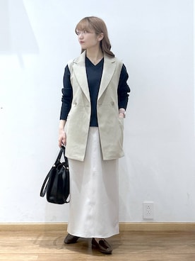 Hikaruさん（レディース・154cm）の春コーディネート