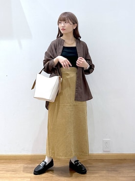 「アイテム（タンクトップ）」を使った、Hikaruさん（レディース・154cm・20代）の夏コーディネート