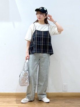 「アイテム（キャミソール）」を使った、Hikaruさん（レディース・154cm・20代）の秋コーディネート