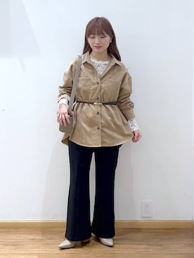 「アイテム（その他パンツ）」を使った、Hikaruさん（レディース・154cm・30代）の秋コーディネート
