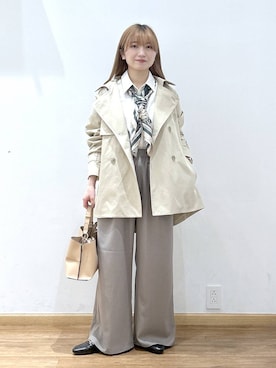 「GLOBAL WORK（グローバルワーク）のアイテム（財布/小物）」を使った、Hikaruさん（レディース・154cm）の春コーディネート