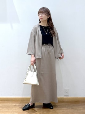 「アイテム（アクセサリー）」を使った、Hikaruさん（レディース・154cm・20代）の夏コーディネート