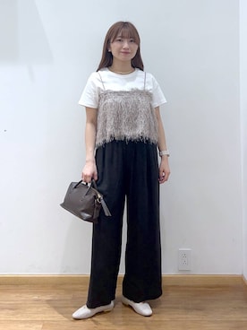「GLOBAL WORK（グローバルワーク）のアイテム（アクセサリー）」を使った、Hikaruさん（レディース・154cm）の夏コーディネート
