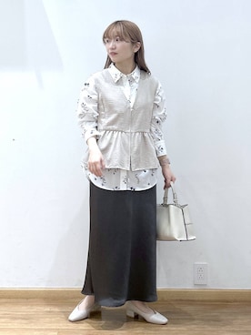 「GLOBAL WORK（グローバルワーク）のアイテム（シューズ）」を使った、Hikaruさん（レディース・154cm）の春コーディネート