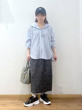 「GLOBAL WORK（グローバルワーク）のアイテム」を使った、Hikaruさん（レディース・154cm）の夏コーディネート