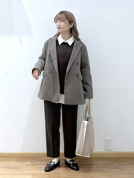 Hikaruさん(レディース・154cm)の冬コーディネート