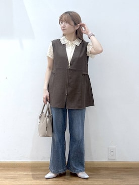 Hikaruさん(レディース・154cm)の春コーディネート