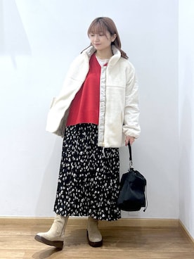 「GLOBAL WORK（グローバルワーク）のアイテム（ブルゾン）」を使った、Hikaruさん（レディース・154cm）の秋コーディネート