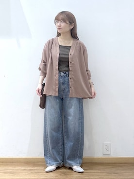 Hikaruさん（レディース・154cm）の春コーディネート