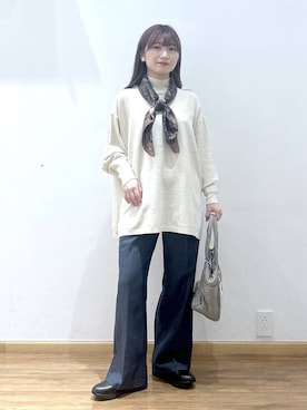 「GLOBAL WORK（グローバルワーク）のアイテム（トップス）」を使った、Hikaruさん（レディース・154cm）の冬コーディネート