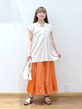 Hikaruさん（レディース・154cm）の夏コーディネート