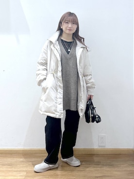 Hikaruさん（レディース・154cm）の冬コーディネート