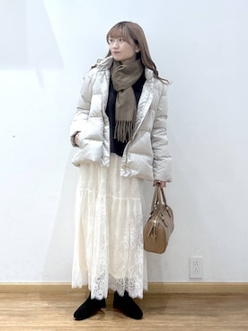 「きれいめ」｜Hikaruさん（レディース・154cm）の冬コーディネート
