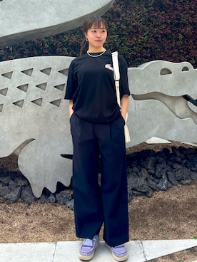 「LACOSTE（ラコステ）のアイテム」を使った、pipiさん（レディース・161cm）の春コーディネート