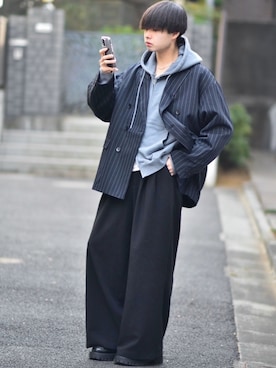 来夢⠀さん(メンズ・180cm)の冬コーディネート