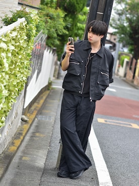 来夢⠀さん（メンズ・180cm）の夏コーディネート
