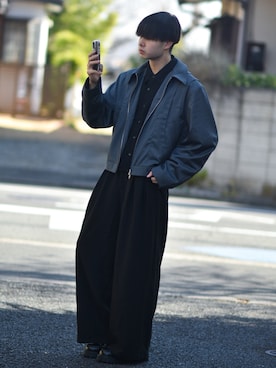 来夢⠀さん(メンズ・180cm)の冬コーディネート