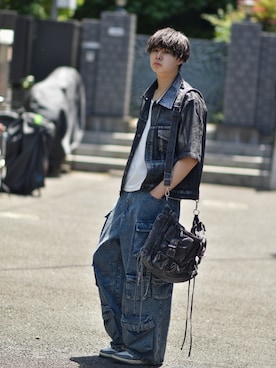 来夢⠀さん(メンズ・180cm)の春コーディネート