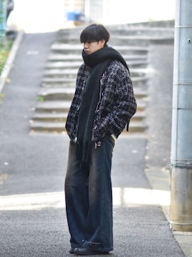 「アイテム（その他）」を使った、来夢⠀さん（メンズ・180cm）の秋コーディネート