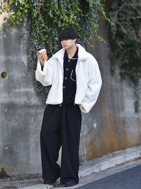 来夢⠀さん(メンズ・180cm)の冬コーディネート