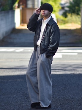 「CIYOT（シヨウト）のアイテム」を使った、来夢⠀さん（メンズ・180cm）の冬コーディネート