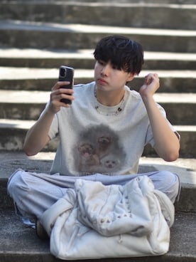 来夢⠀さん(メンズ・180cm)の春コーディネート