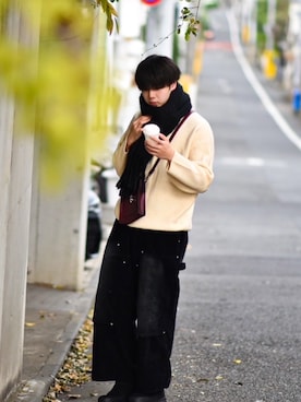 「アイテム（その他）」を使った、来夢⠀さん（メンズ・180cm）の冬コーディネート