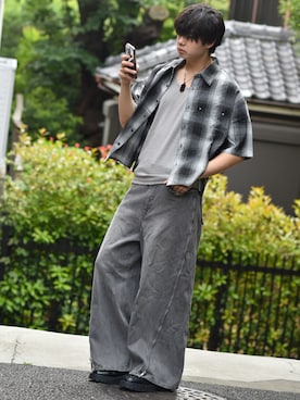 「アイテム（その他）」を使った、来夢⠀さん（メンズ・180cm）の夏コーディネート