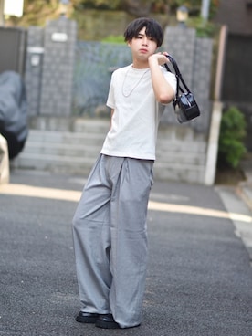 来夢⠀さん(メンズ・180cm)の春コーディネート