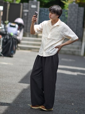 来夢⠀さん（メンズ・180cm）の春コーディネート
