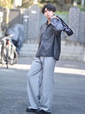 来夢⠀さん(メンズ・180cm)の春コーディネート