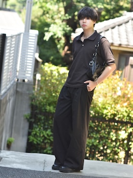 来夢⠀さん(メンズ・180cm)の夏コーディネート