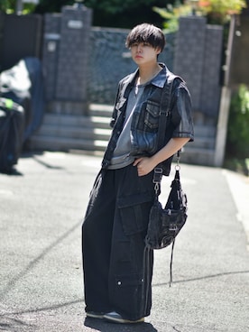 来夢⠀さん(メンズ・180cm)の春コーディネート