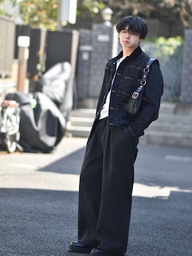 来夢⠀さん（メンズ・180cm）の春コーディネート