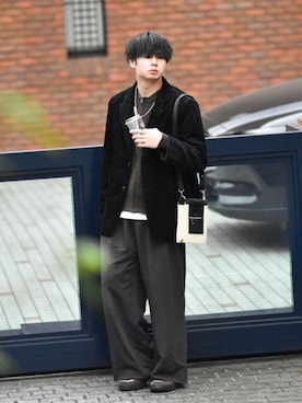 「アイテム（その他）」を使った、来夢⠀さん（メンズ・180cm）の冬コーディネート