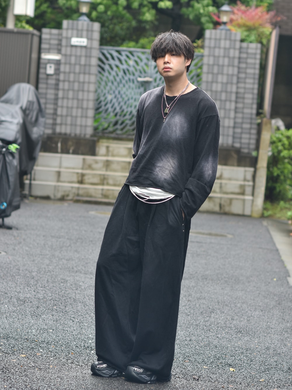 GRANCY】Damage design Cotton Sleeveless Tee / ダメージデザイン