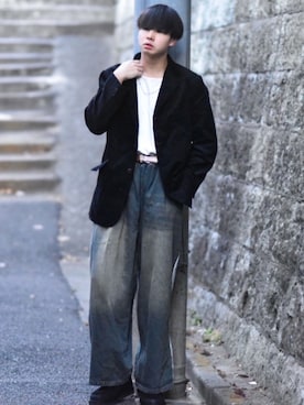 「アイテム（その他）」を使った、来夢⠀さん（メンズ・180cm・20代）の秋コーディネート