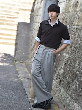 「アイテム（その他）」を使った、来夢⠀さん（メンズ・180cm）の夏コーディネート