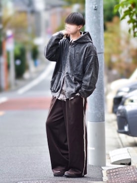 来夢⠀さん（メンズ・178cm）の秋コーディネート